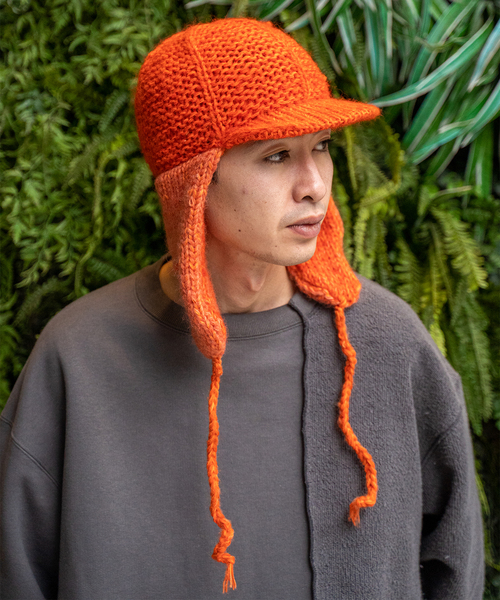 Sublime Cap SUBLIME(サブライム)の「【SUBLiME/サブライム】2WAY HANDKNIT FLIGHT CAP(キャップ)」 - WEAR