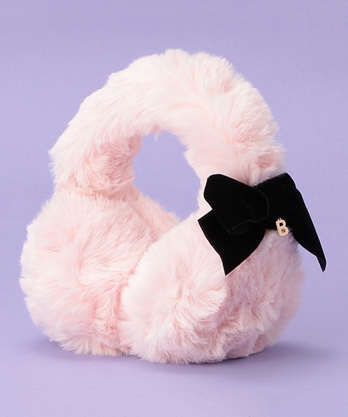 by LOVEiT（バイラビット）の「リボンつきイヤーマフ（イヤーマフ・キッズ・ブラック/オフホワイト/ピンク・FREE）」の3枚目の写真