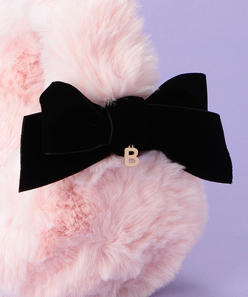 by LOVEiT（バイラビット）の「リボンつきイヤーマフ（イヤーマフ・キッズ・ブラック/オフホワイト/ピンク・FREE）」の7枚目の写真