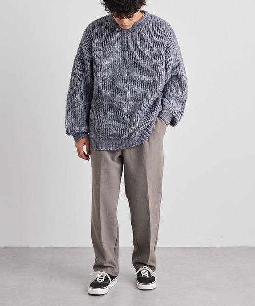 CIAOPANIC TYPY（チャオパニックティピー）の「メランジニットロールネックプルオーバー（ニット/セーター・メンズ・ライトグレー/ネイビー/オレンジ/ベージュ/イエロー/サックスブルー・M/L）」の12枚目の写真