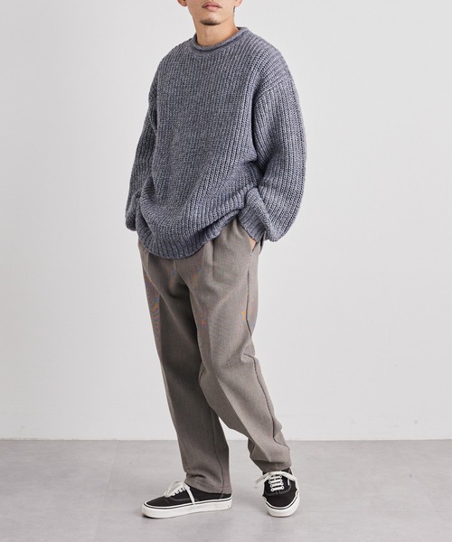 CIAOPANIC TYPY（チャオパニックティピー）の「メランジニットロールネックプルオーバー（ニット/セーター・メンズ・ライトグレー/ネイビー/オレンジ/ベージュ/イエロー/サックスブルー・M/L）」の13枚目の写真