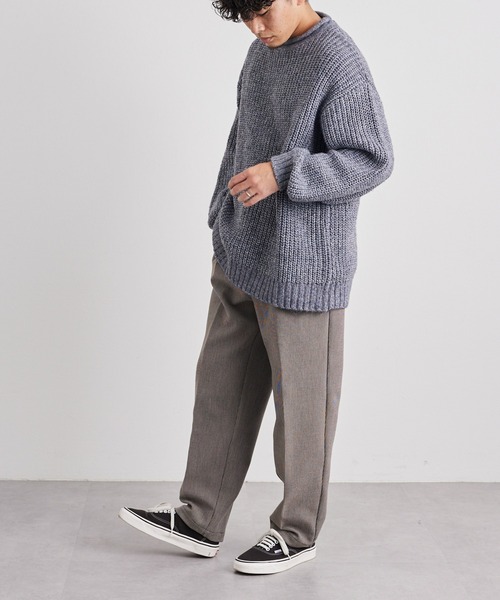 CIAOPANIC TYPY（チャオパニックティピー）の「メランジニットロールネックプルオーバー（ニット/セーター・メンズ・ライトグレー/ネイビー/オレンジ/ベージュ/イエロー/サックスブルー・M/L）」の14枚目の写真