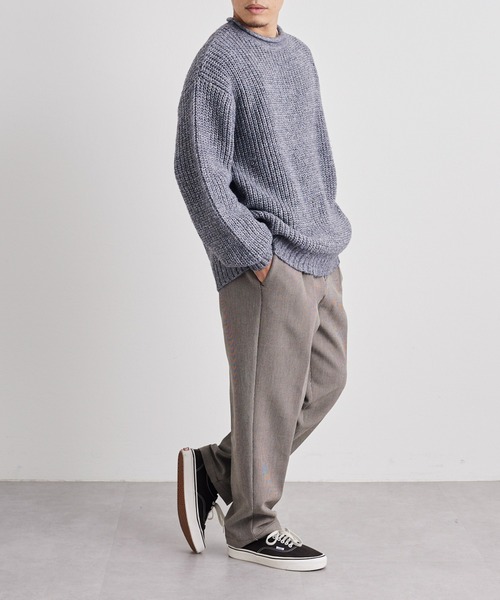 CIAOPANIC TYPY（チャオパニックティピー）の「メランジニットロールネックプルオーバー（ニット/セーター・メンズ・ライトグレー/ネイビー/オレンジ/ベージュ/イエロー/サックスブルー・M/L）」の16枚目の写真