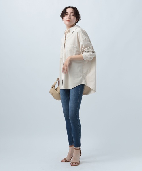 BAYFLOW(ベイフロー)の「スキニージーンズ23SS(デニムパンツ・レディース・ライトブルー/ブラック/オフホワイト/ブルー・24inch/25inch/26inch/23inch/22inch)」の10枚目の写真