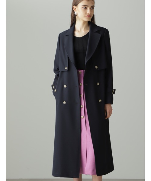 PINKY&DIANNE（ピンキーアンドダイアン）の「◆２ＷＡＹジレトレンチコート（トレンチコート・レディース・ベージュ/ネイビー・38/36）」の2枚目の写真