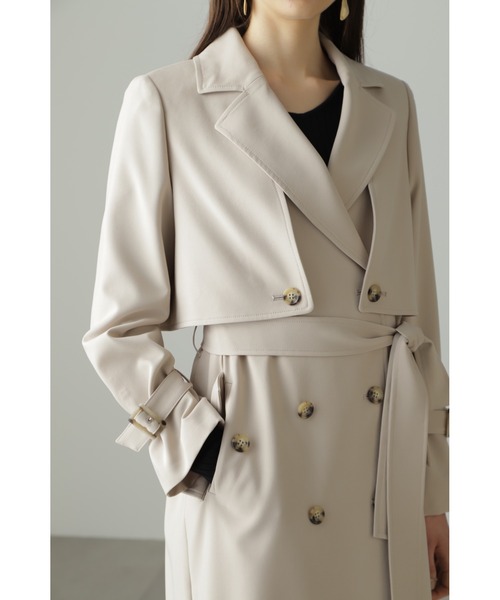 PINKY&DIANNE（ピンキーアンドダイアン）の「◆２ＷＡＹジレトレンチコート（トレンチコート・レディース・ベージュ/ネイビー・38/36）」の9枚目の写真