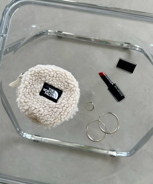 THE NORTH FACE（ザノースフェイス）の「国内未発売 THE NORTH FACE(ザ・ノースフェイス)/ラウンド型 ふわふわボア ミニポーチ コインケース/FLEECE POUCH ROUND（ポーチ・レディース・ブラック/クリーム・FREE）」の14枚目の写真