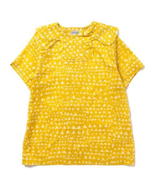 BEAMS BOY（ビームスボーイ）の「○BEAMS BOY / 2重襟プリント Wバックボタン ブラウス（シャツ/ブラウス・レディース・ワイン/イエロー/ネイビー・ONE SIZE）」の15枚目の写真