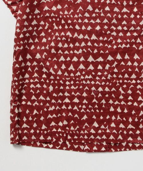 BEAMS BOY（ビームスボーイ）の「○BEAMS BOY / 2重襟プリント Wバックボタン ブラウス（シャツ/ブラウス・レディース・ワイン/イエロー/ネイビー・ONE SIZE）」の18枚目の写真