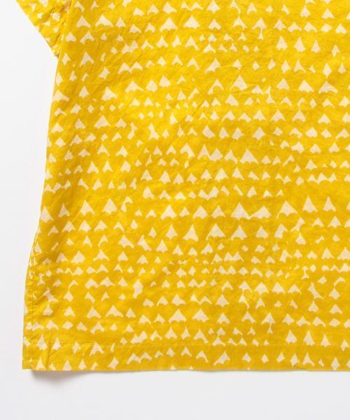 BEAMS BOY（ビームスボーイ）の「○BEAMS BOY / 2重襟プリント Wバックボタン ブラウス（シャツ/ブラウス・レディース・ワイン/イエロー/ネイビー・ONE SIZE）」の10枚目の写真