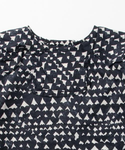 BEAMS BOY（ビームスボーイ）の「○BEAMS BOY / 2重襟プリント Wバックボタン ブラウス（シャツ/ブラウス・レディース・ワイン/イエロー/ネイビー・ONE SIZE）」の12枚目の写真