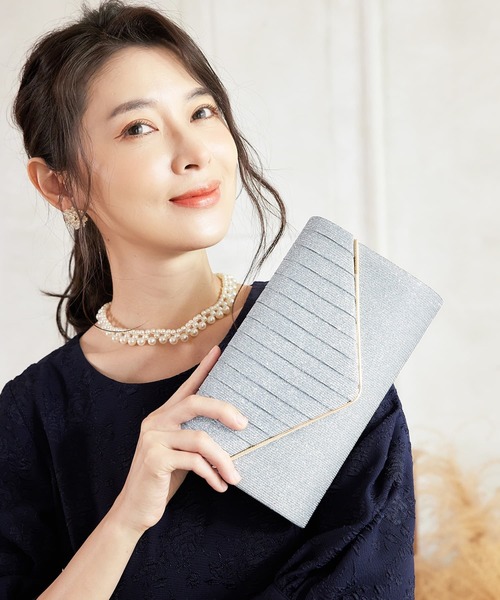 DRESS PLUS(ドレスプラス)の「パーティーバッグ ショルダーバッグ 2WAY 結婚式(クラッチバッグ・レディース・ブラック/シルバー/シャンパン・フリー)」の16枚目の写真