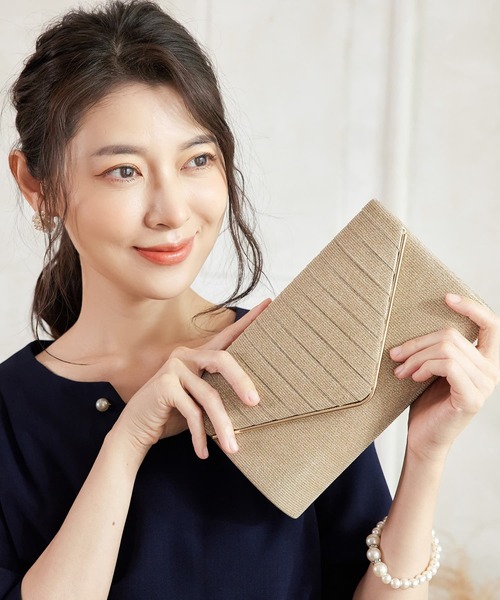 DRESS PLUS(ドレスプラス)の「パーティーバッグ ショルダーバッグ 2WAY 結婚式(クラッチバッグ・レディース・ブラック/シルバー/シャンパン・フリー)」の13枚目の写真