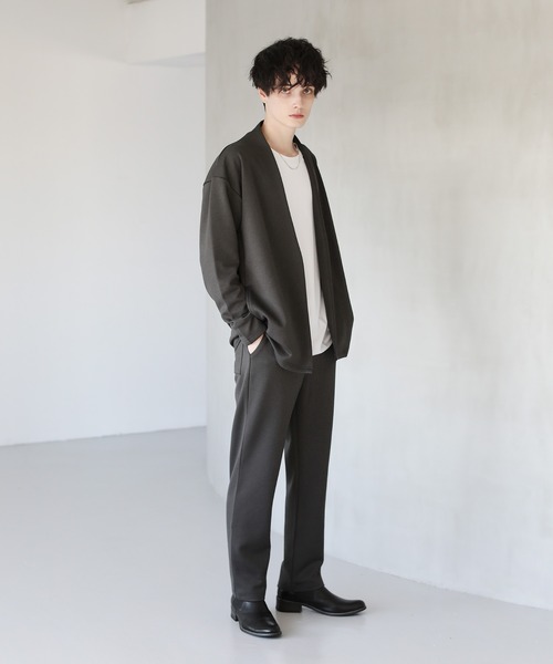 THE CASUAL｜ハイストレッチリラクシングノーカラージャケット