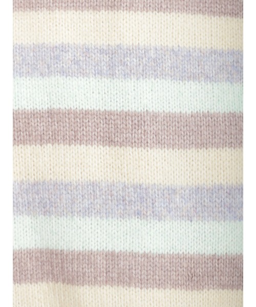 Samansa Mos2（サマンサ モスモス）の「◎後ろスリットハイネックニット（ニット/セーター・レディース・ブラック/グレー/オフホワイト/モカ/ラベンダー・ﾌﾘ-）」の14枚目の写真