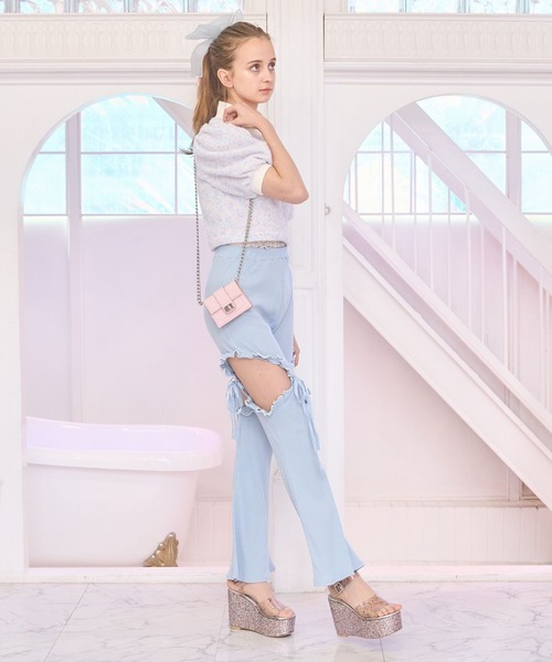 lilLilly(リルリリー)の「ショルダーミニウォレット(財布・レディース・ブラック/ピンク/シルバー・FREE)」の18枚目の写真