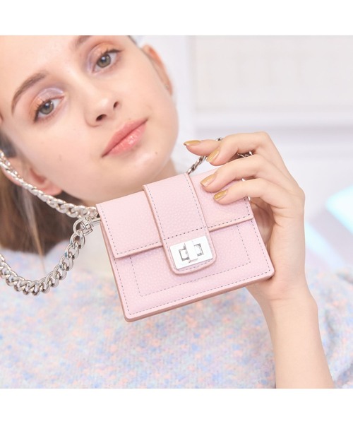 lilLilly(リルリリー)の「ショルダーミニウォレット(財布・レディース・ブラック/ピンク/シルバー・FREE)」の21枚目の写真