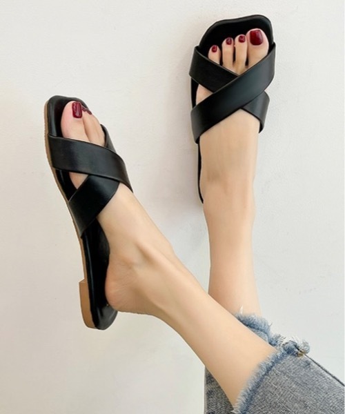 Burner（バーナー）の「【OKUOKU　0909】ローヒール　サンダル　oku-shoes-649479333099-9　Y（サンダル・レディース・A/C/B/E/D・39/37/35/40/36/38）」の3枚目の写真