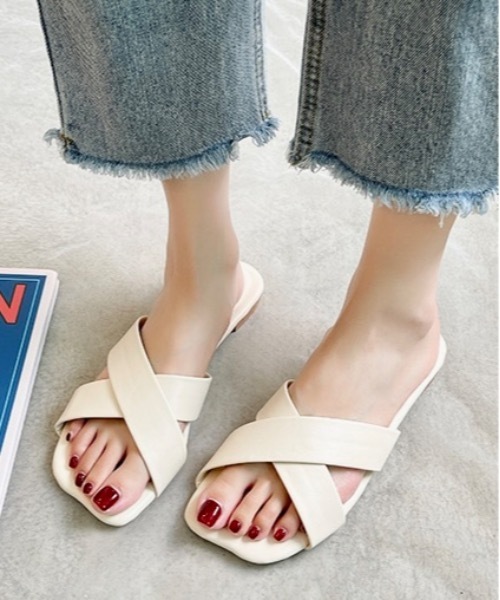 Burner（バーナー）の「【OKUOKU　0909】ローヒール　サンダル　oku-shoes-649479333099-9　Y（サンダル・レディース・A/C/B/E/D・39/37/35/40/36/38）」の4枚目の写真