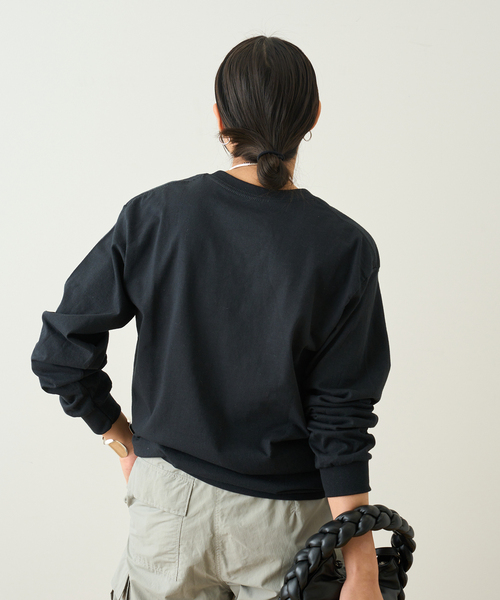 JOURNAL STANDARD SELECT(ジャーナルスタンダードセレクト)の「【BLUESCENTRIC】LONG SLEEVE T BAD CO RUN WI:カットソー(Tシャツ/カットソー・レディース・ブラック・MEDIUM)」の6枚目の写真
