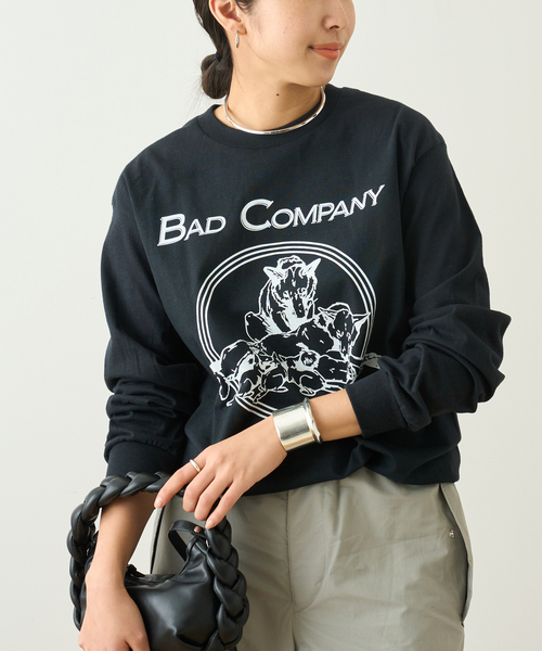 JOURNAL STANDARD SELECT(ジャーナルスタンダードセレクト)の「【BLUESCENTRIC】LONG SLEEVE T BAD CO RUN WI:カットソー(Tシャツ/カットソー・レディース・ブラック・MEDIUM)」の7枚目の写真