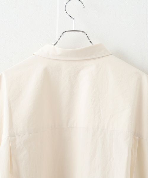 JOINT WORKS（ジョイントワークス）の「【refomed / リフォメッド】WRIST PATCH WIDE SHIRT OFF（シャツ/ブラウス・メンズ・ホワイト・2/3）」の4枚目の写真