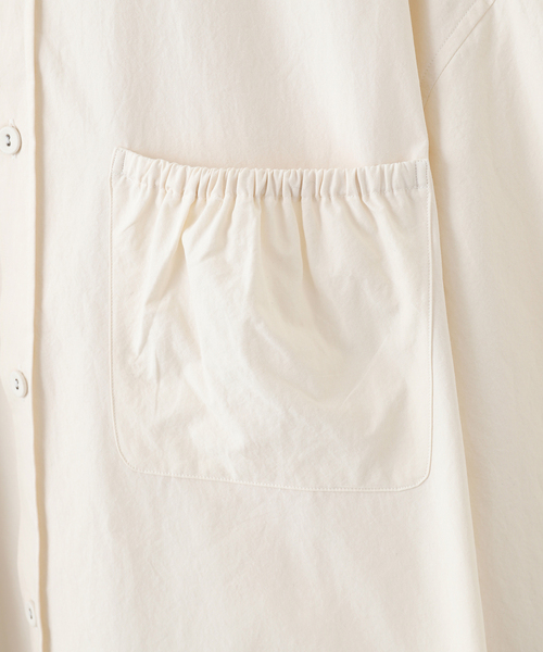JOINT WORKS（ジョイントワークス）の「【refomed / リフォメッド】WRIST PATCH WIDE SHIRT OFF（シャツ/ブラウス・メンズ・ホワイト・2/3）」の7枚目の写真