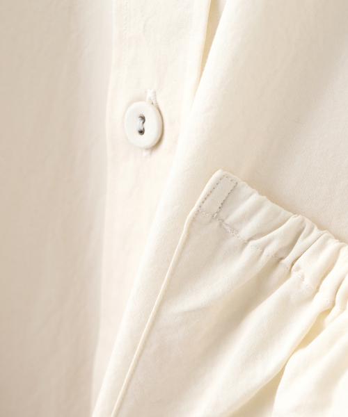 JOINT WORKS（ジョイントワークス）の「【refomed / リフォメッド】WRIST PATCH WIDE SHIRT OFF（シャツ/ブラウス・メンズ・ホワイト・2/3）」の12枚目の写真