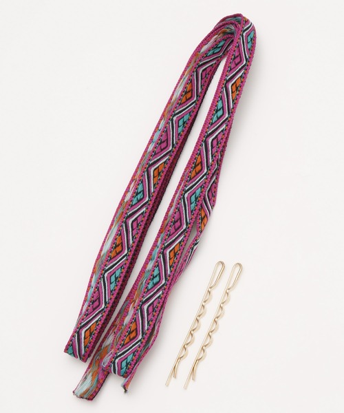 チャイハネ（チャイハネ）の「【チャイハネ】フラワジセットストリング（その他ヘアアクセサリー・レディース・ピンク/イエロー/ピンク系その他・FREE）」の14枚目の写真