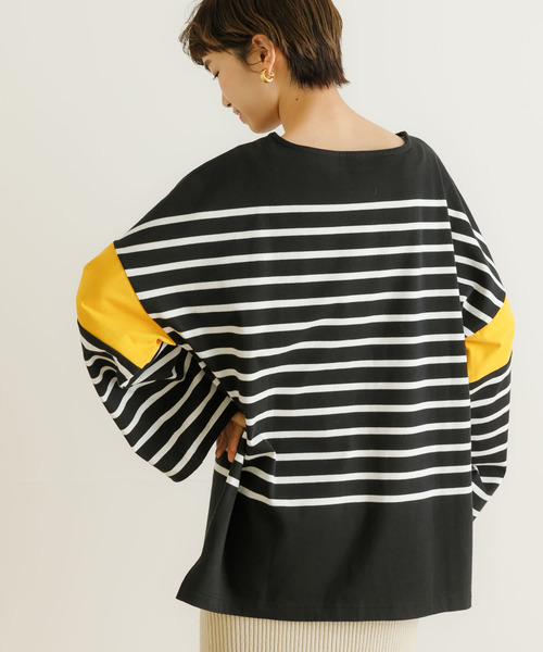 Healthknit（ヘルスニット）の「『別注』Healthknit×URBAN RESEARCH　ボーダーカットソー（Tシャツ/カットソー・レディース・ラベンダー/イエロー/グリーン・FREE）」の10枚目の写真