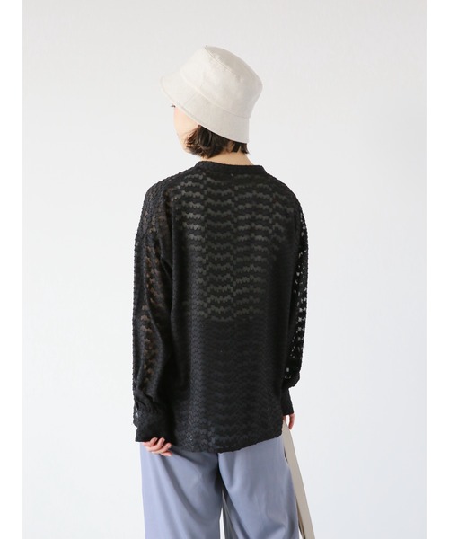 ehka sopo（エヘカソポ）の「シェルタックタンクトップ（タンクトップ・レディース・ブラック/ベージュ/キナリ・ﾌﾘ-）」の13枚目の写真