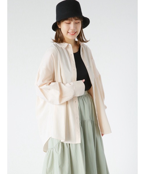 ehka sopo（エヘカソポ）の「シェルタックタンクトップ（タンクトップ・レディース・ブラック/ベージュ/キナリ・ﾌﾘ-）」の18枚目の写真