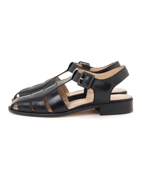 Luca Grossi(ルーカグロッシ)の「【Luca Grossi】グルカサンダル(サンダル・レディース・ホワイト/ブラック・38/36/37)」の3枚目の写真