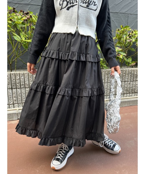 PHILLY（フィリー）の「フリルティアードボリュームスカート（スカート