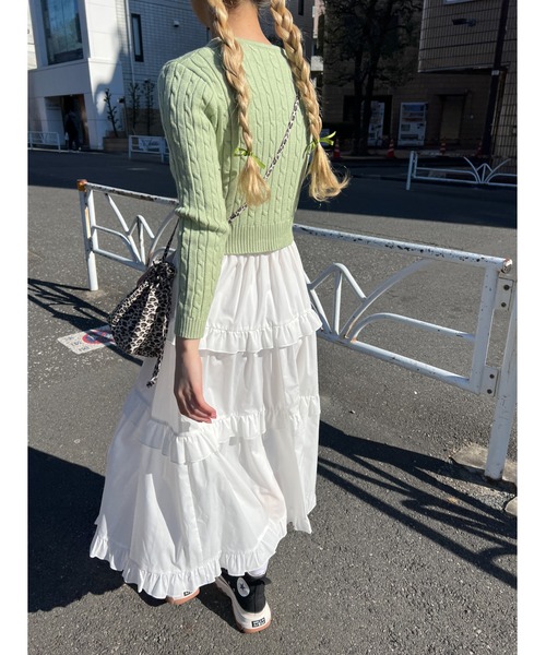 PHILLY（フィリー）の「フリルティアードボリュームスカート（スカート