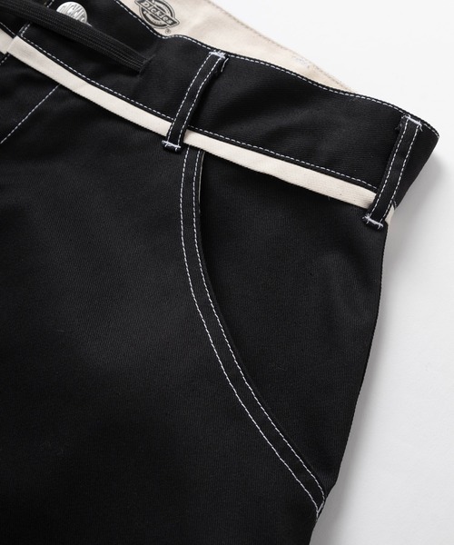 Dickies(ディッキーズ)の「【Dickies/ディッキーズ】 DRAWSTRING WIDE BALOON ドローストリング ワイドバルーンシルエット カーペンターパンツ/イージーパンツ(その他パンツ・レディース・ブラック/サックスブルー/ホワイト/イエロー/パープル・S/M/L/XL)」の8枚目の写真