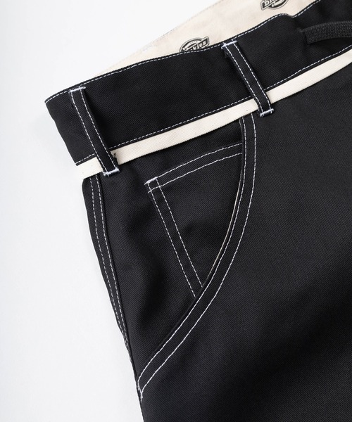 Dickies(ディッキーズ)の「【Dickies/ディッキーズ】 DRAWSTRING WIDE BALOON ドローストリング ワイドバルーンシルエット カーペンターパンツ/イージーパンツ(その他パンツ・レディース・ブラック/サックスブルー/ホワイト/イエロー/パープル・S/M/L/XL)」の10枚目の写真