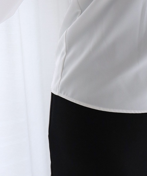 TITTY&CO.（ティティーアンドコー）の「【TITTY&CO.】ビッグカラーフリルブラウス（シャツ/ブラウス・レディース・ホワイト/マルチ・FREE）」の10枚目の写真