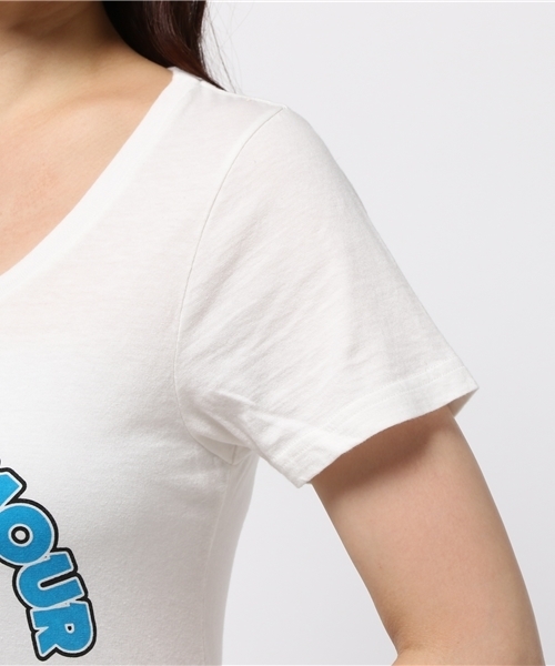 HYSTERIC GLAMOUR（ヒステリックグラマー）の「HEART BEAR pt T-SH（Tシャツ/カットソー・レディース・ホワイト/ピンク/ブラック・FREE）」の12枚目の写真