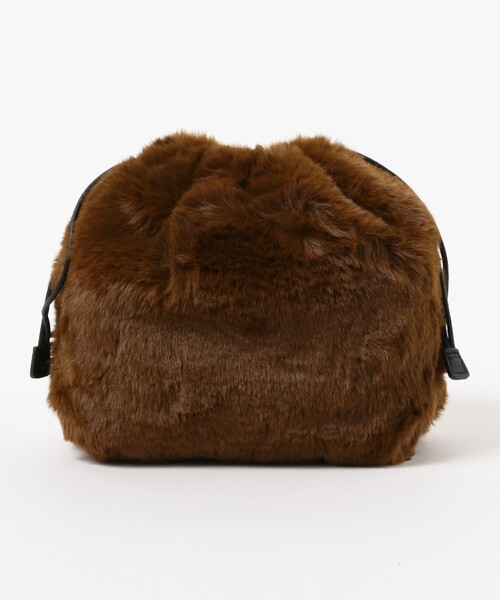 VIOLAd'ORO（ヴィオラドーロ）の「VIOLAd’ORO / レザー × エコファー メッシュ ハンドバッグ（ハンドバッグ・レディース・ブラウン・ONE SIZE）」の20枚目の写真