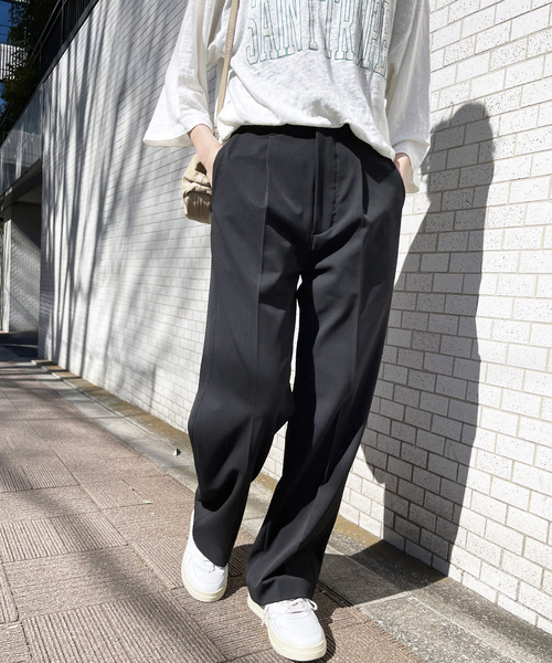 Spick and Spanラミー1タックパンツ　スピック＆スパン　36 Spick and Spanラミー1タックパンツ スピック＆スパン 36