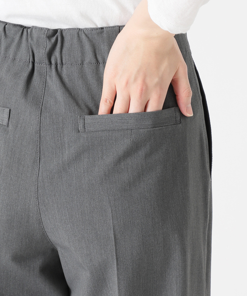 セール】≪WEB限定追加≫スムースツイルワンタックパンツ