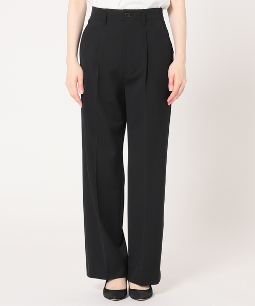 Spick and Spanラミー1タックパンツ　スピック＆スパン　36 Spick & Span（スピックアンドスパン）の「ハイブリッドラミー1