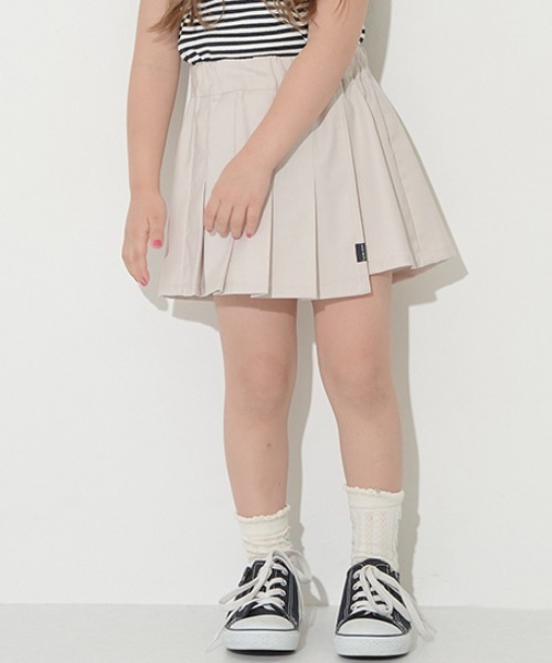 Lycee mine（リセマイン）の「プリーツタイトスカパン（その他パンツ・キッズ・ピンク/ベージュ/ブラック/アイボリー・120cm/140cm/100cm/130cm/150cm/110cm）」の3枚目の写真