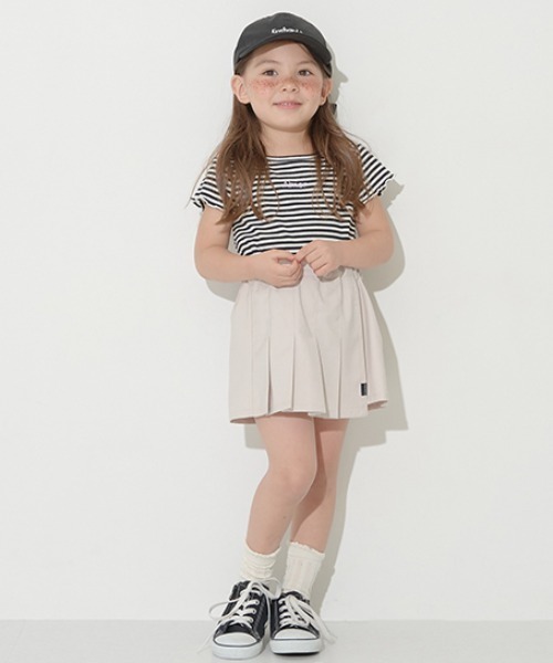 Lycee mine（リセマイン）の「プリーツタイトスカパン（その他パンツ・キッズ・ピンク/ベージュ/ブラック/アイボリー・120cm/140cm/100cm/130cm/150cm/110cm）」の6枚目の写真