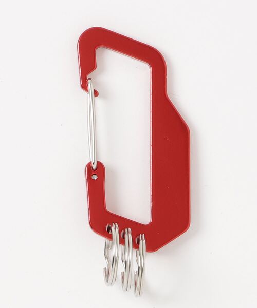 DOUBLE STEAL(ダブルスティール)の「Carabiner(キーホルダー・メンズ・シルバー/ブラック/レッド・FREE)」の5枚目の写真