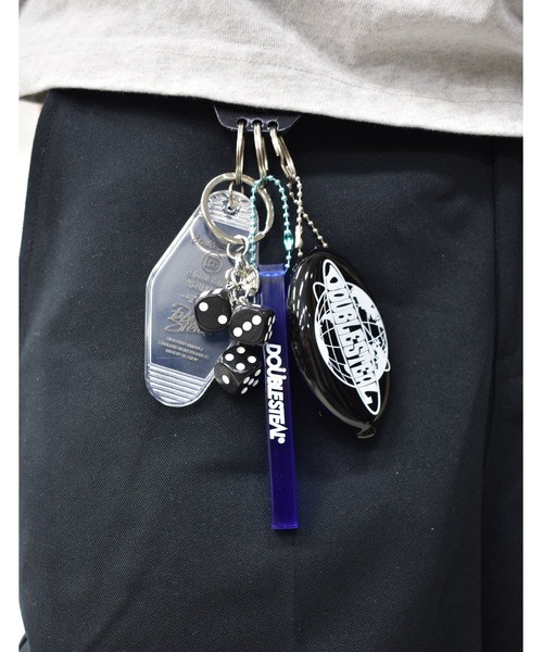 DOUBLE STEAL(ダブルスティール)の「Carabiner(キーホルダー・メンズ・シルバー/ブラック/レッド・FREE)」の10枚目の写真