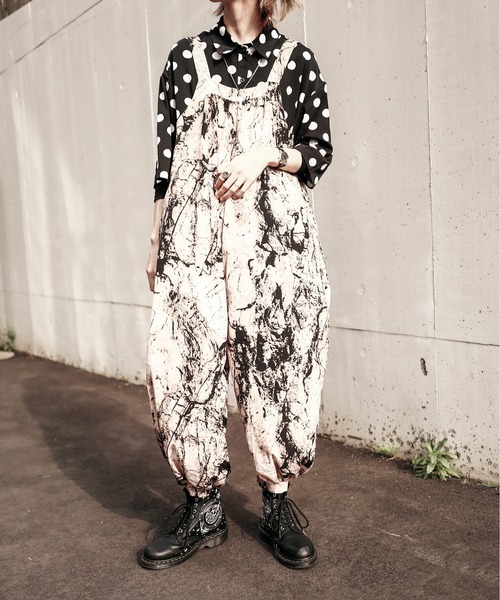 rovtski（ロフトスキー）の「マーブルサロペット（サロペット 