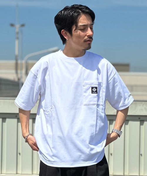 Columbia(コロンビア)の「WEB限定 Columbia JAMES BROOK SHORT SLEEVE TEE(Tシャツ/カットソー・メンズ・ホワイト/グリーン/ブラック・M/L)」の20枚目の写真