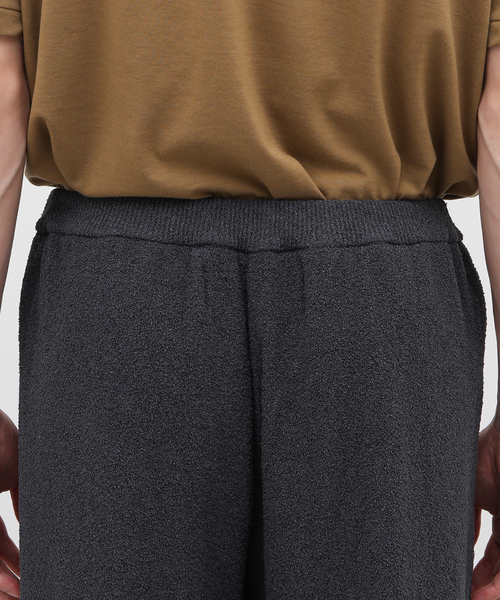 walenode(ウェルノード)の「【walenode / ウェルノード 】ペーパーブークレ ニットパンツ(その他パンツ・メンズ・チャコールグレー/ネイビー・1)」の3枚目の写真